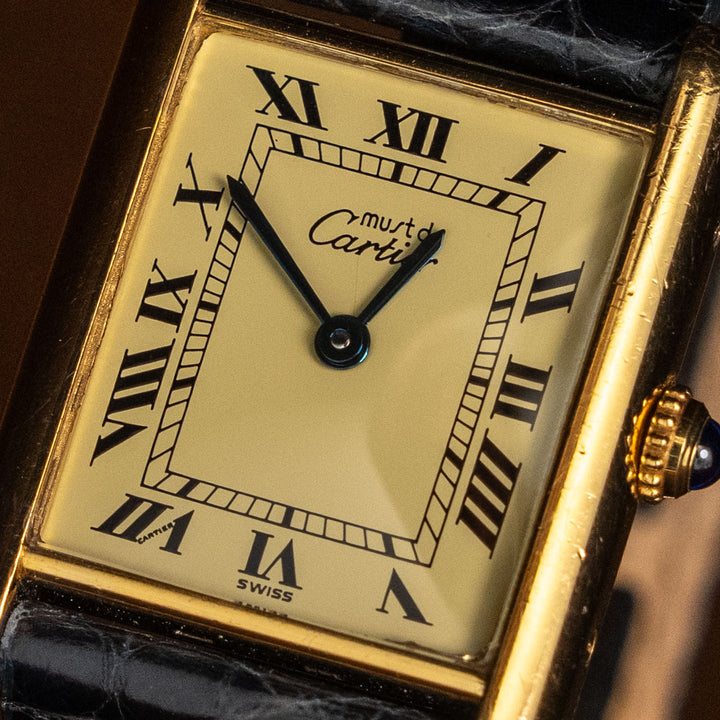 レディース メンズ【Cartier カルティエ】マストコレクションを象徴する一本 マストタンク LM 1970年代