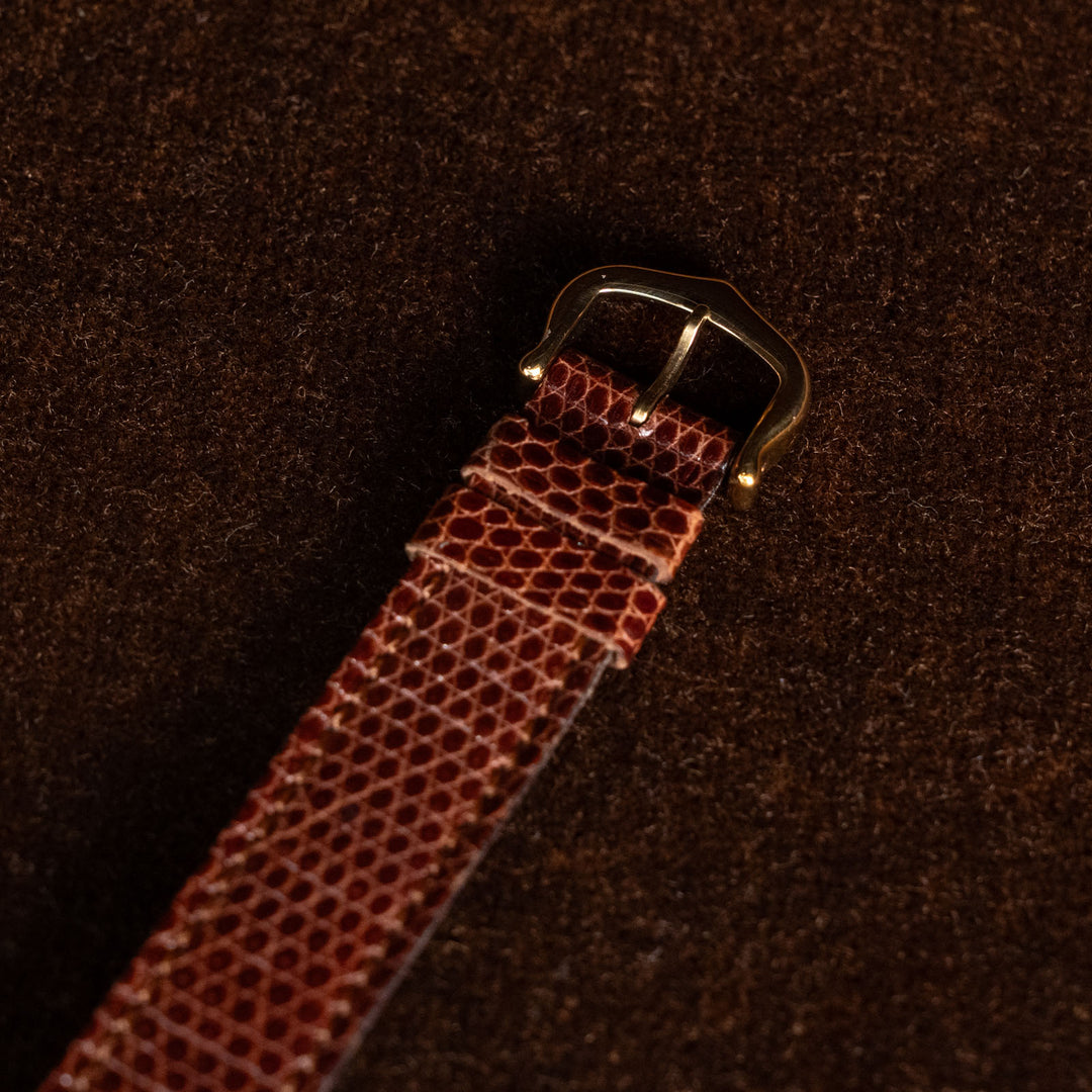 レディース メンズ【Cartier カルティエ】温かみのあるモノトーンブラウンダイヤル マストヴァンドーム LM 1990年代