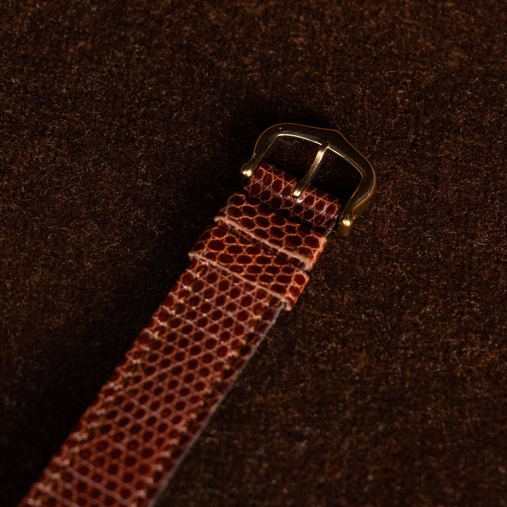 レディース メンズ【Cartier カルティエ】温かみのあるモノトーンブラウンダイヤル マストヴァンドーム LM 1990年代