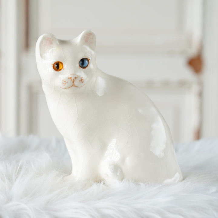 【Winstanley Cat ウィンスタンレイ キャット】真っ白なボディにオッドアイが美しい スノーウィ 白猫 /26E