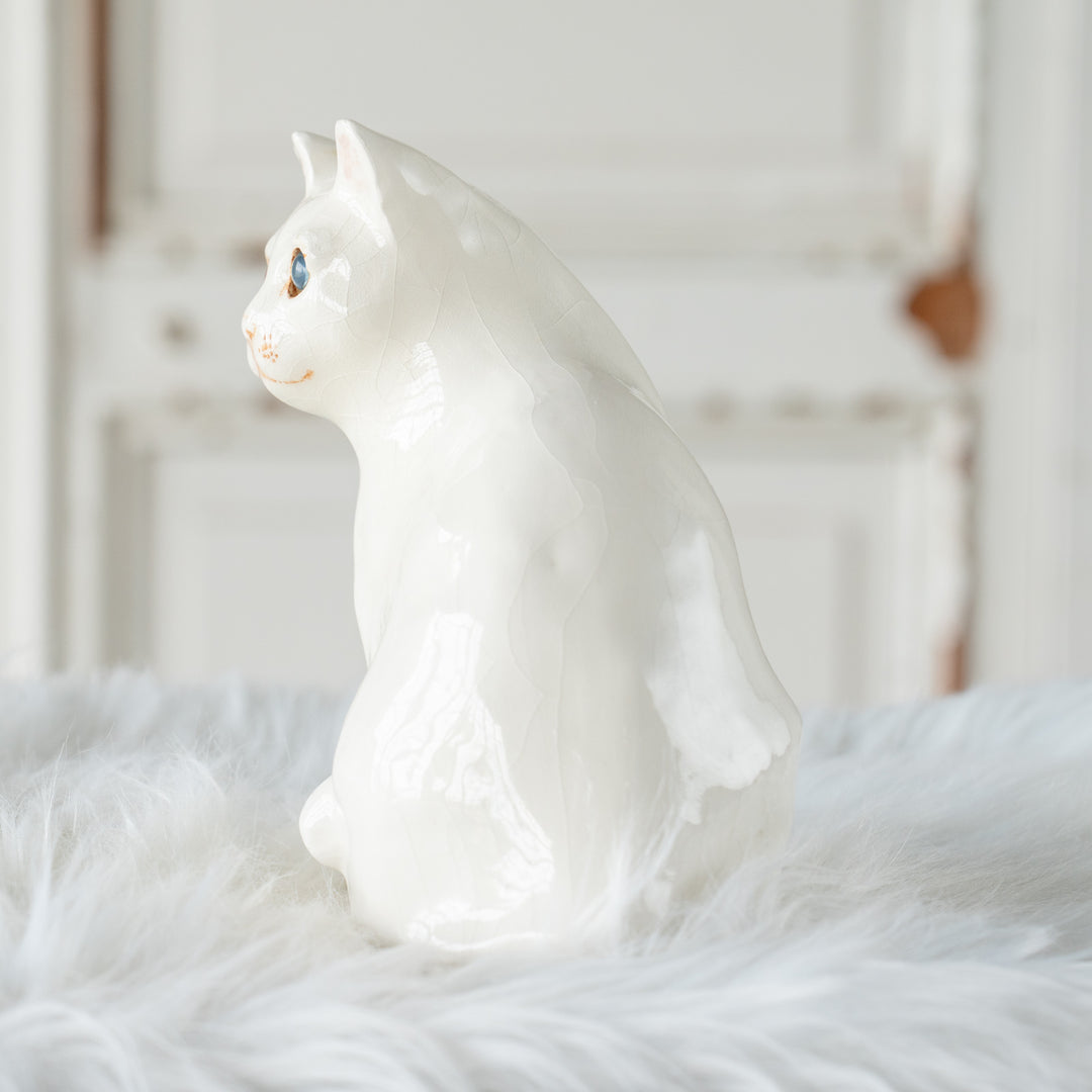 【Winstanley Cat ウィンスタンレイ キャット】真っ白なボディにオッドアイが美しい スノーウィ 白猫 /26E