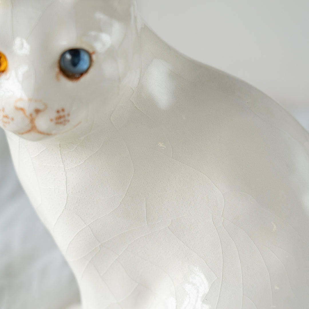 【Winstanley Cat ウィンスタンレイ キャット】真っ白なボディにオッドアイが美しい スノーウィ 白猫 /26E