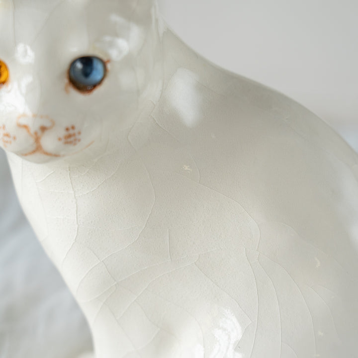 【Winstanley Cat ウィンスタンレイ キャット】真っ白なボディにオッドアイが美しい スノーウィ 白猫 /26E