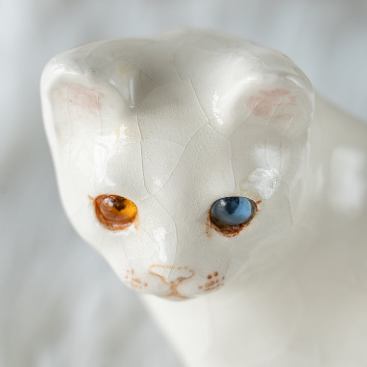 【Winstanley Cat ウィンスタンレイ キャット】真っ白なボディにオッドアイが美しい スノーウィ 白猫 /26E
