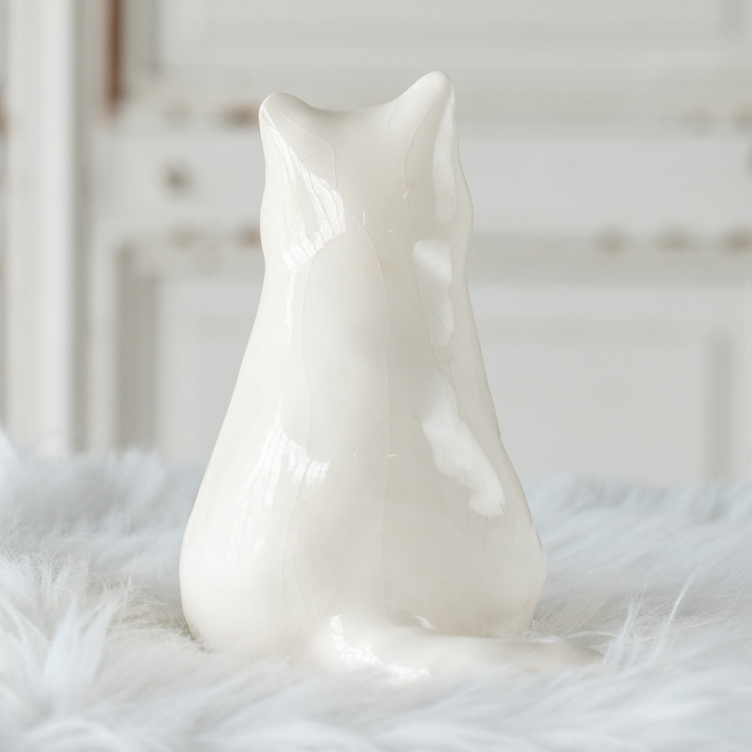 【Winstanley Cat ウィンスタンレイ キャット】どっしりしたフォルムがたまらない可愛さ オッドアイ スノーウィ 白猫 /26E