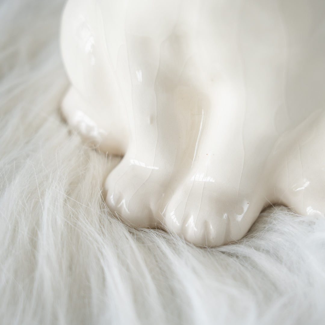【Winstanley Cat ウィンスタンレイ キャット】どっしりしたフォルムがたまらない可愛さ オッドアイ スノーウィ 白猫 /26E