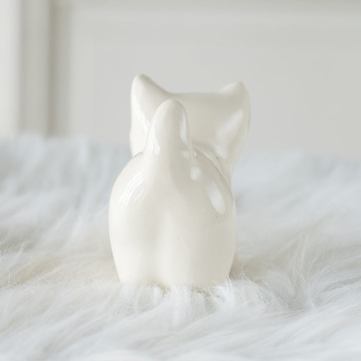 【Winstanley Cat ウィンスタンレイ キャット】クリームパンの様な手が愛らしい オッドアイ スノーウィ 白猫 /26E
