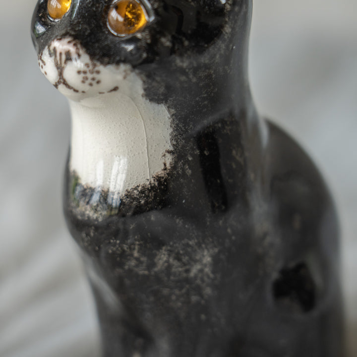 【Winstanley Cat ウィンスタンレイ キャット】まん丸お目目が特徴的 タキシード 白黒猫 /26E