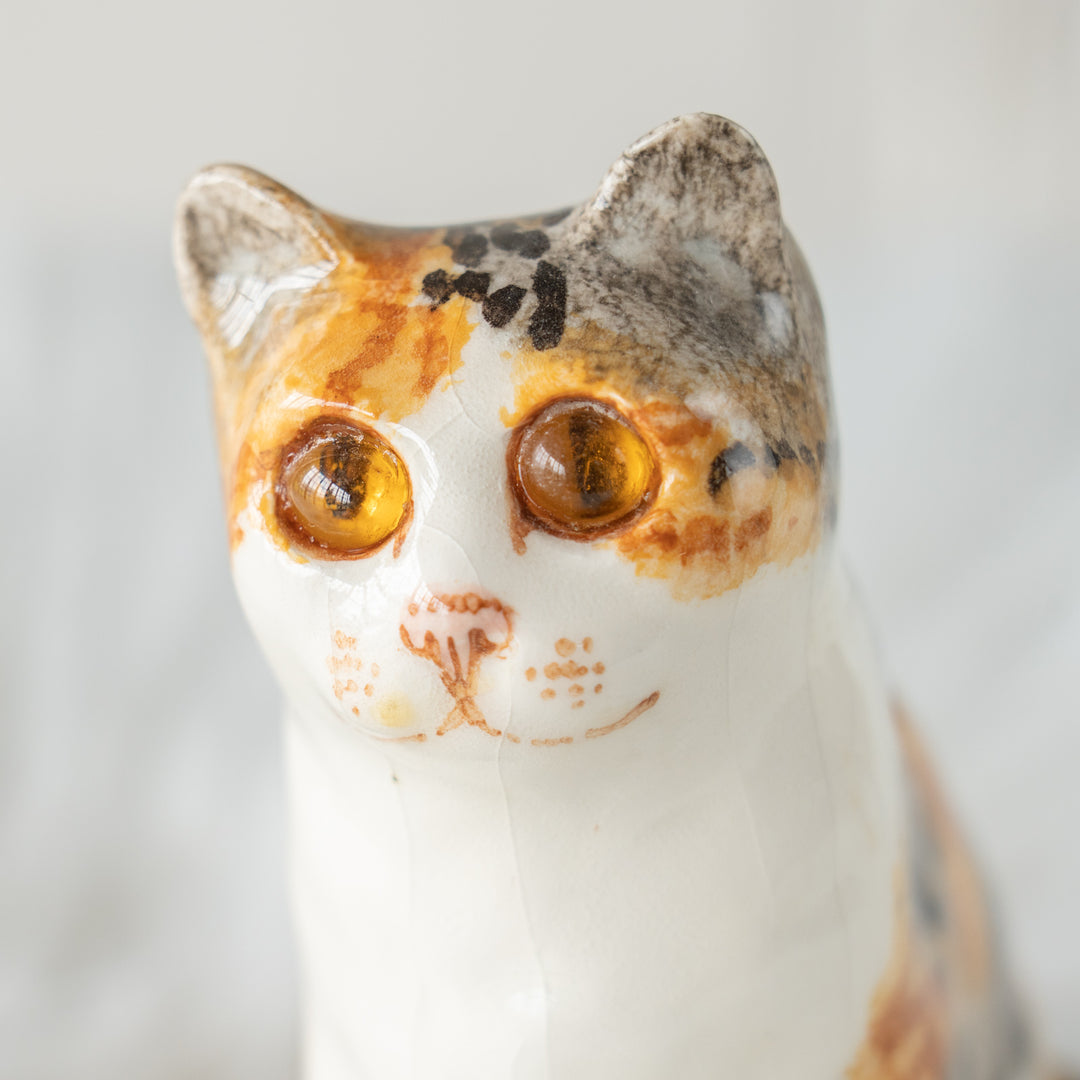 【Winstanley Cat ウィンスタンレイ キャット】つぶらな瞳でじっと見つめる キャリコ 三毛猫 /26E