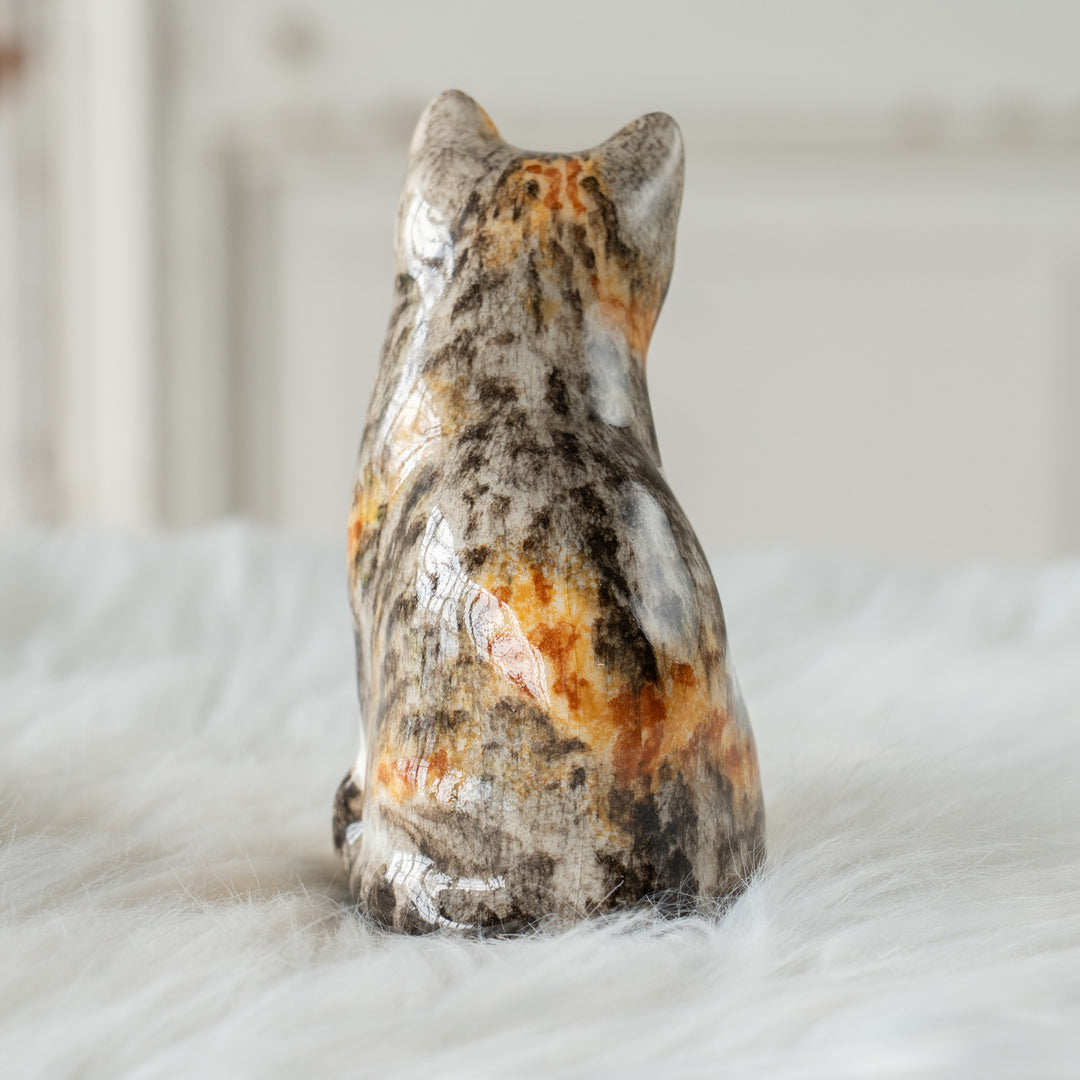 【Winstanley Cat ウィンスタンレイ キャット】愛嬌のある表情や柄が目を惹く キャリコ 三毛猫 /26E