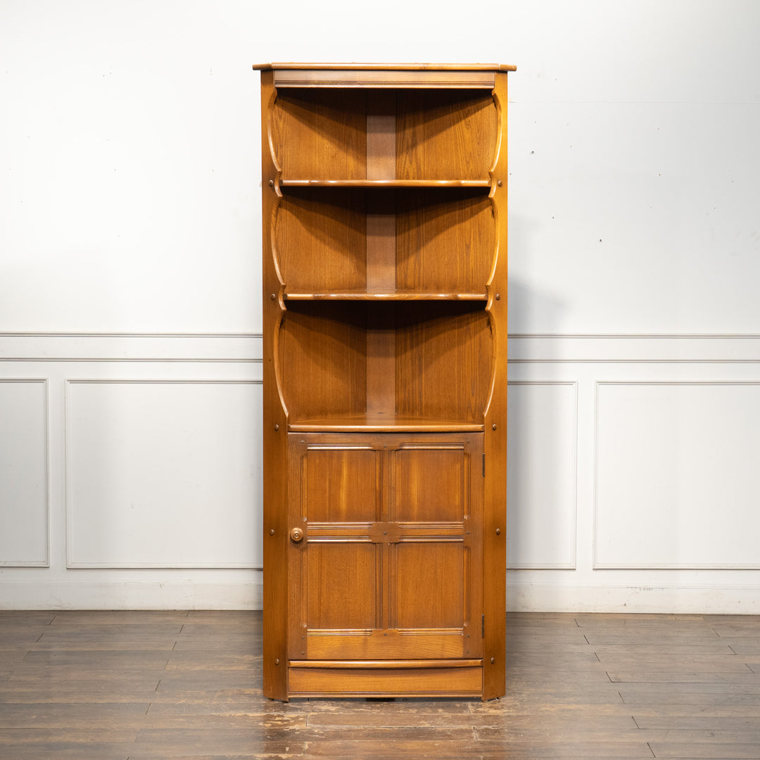 英国【ERCOL アーコール】エルム コーナーキャビネット No.474 Old Colonial オールドコロニアル /26G-A2