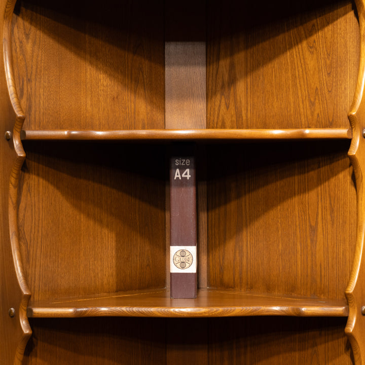 英国【ERCOL アーコール】エルム コーナーキャビネット No.474 Old Colonial オールドコロニアル /26G-A2