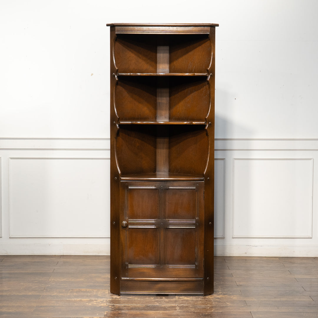 英国【ERCOL アーコール】エルム コーナーキャビネット No.474 Old Colonial オールドコロニアル /26G-B2