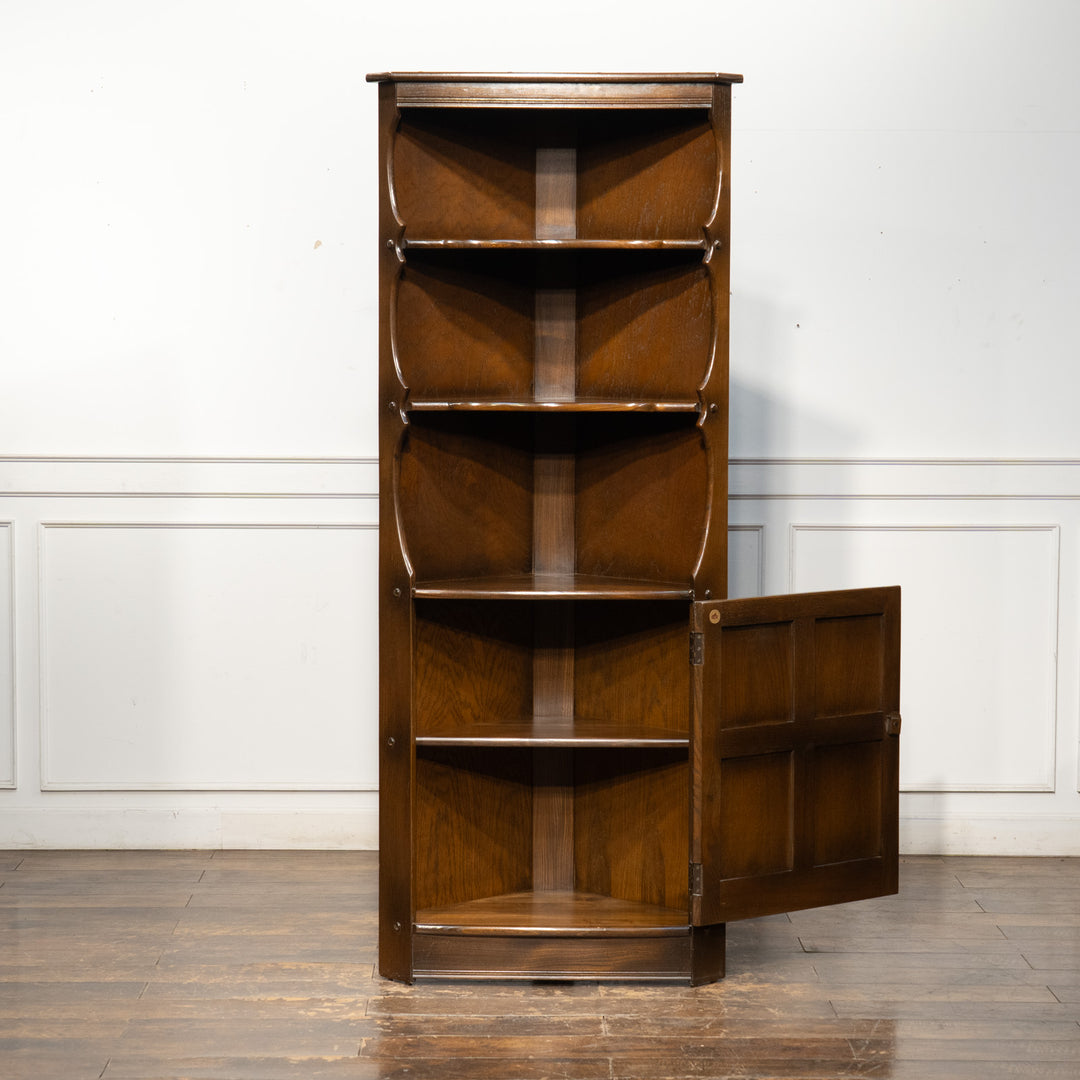 英国【ERCOL アーコール】エルム コーナーキャビネット No.474 Old Colonial オールドコロニアル /26G-B2