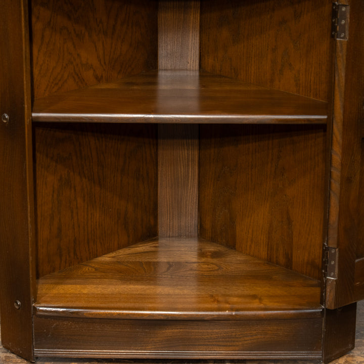 英国【ERCOL アーコール】エルム コーナーキャビネット No.474 Old Colonial オールドコロニアル /26G-B2