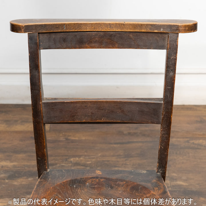 【複数あり】背面に聖書を入れられる作りが特徴的 バイブルポケット付き ラダーバック チャーチチェア /26H