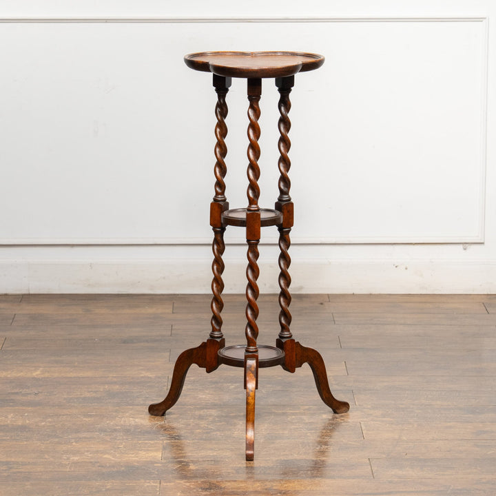 花や観葉植物を飾ってお部屋を華やかな空間に オーク プラントスタンド /16G