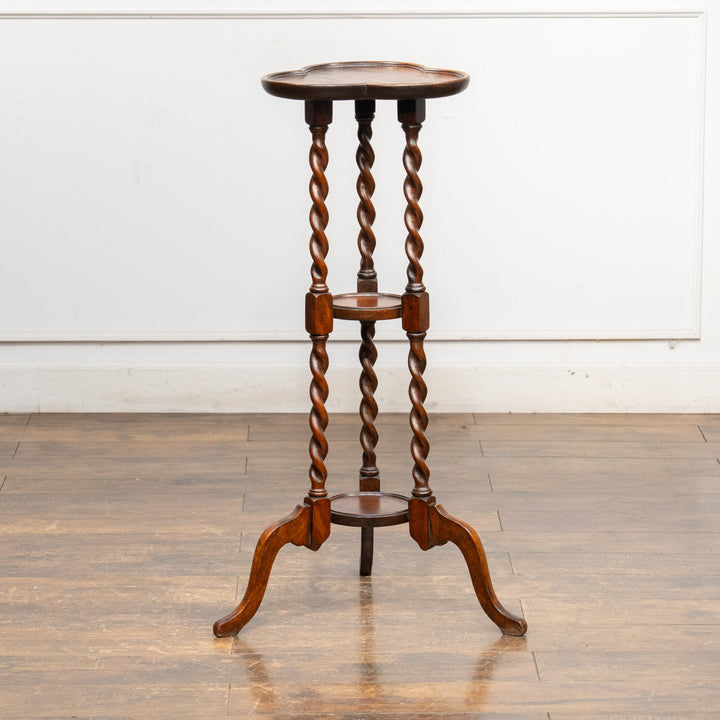 花や観葉植物を飾ってお部屋を華やかな空間に オーク プラントスタンド /16G