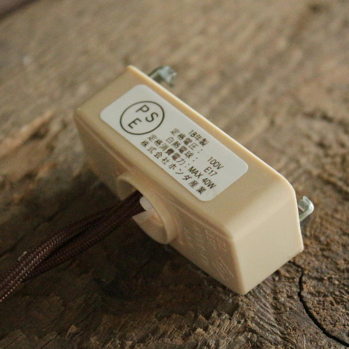 E17布コードペンダント灯具 真鍮古美色 /40cm/50cm/70cm/1m/1.5m/2m/2.5m/3m/3.5m/4m/4.5m/5m