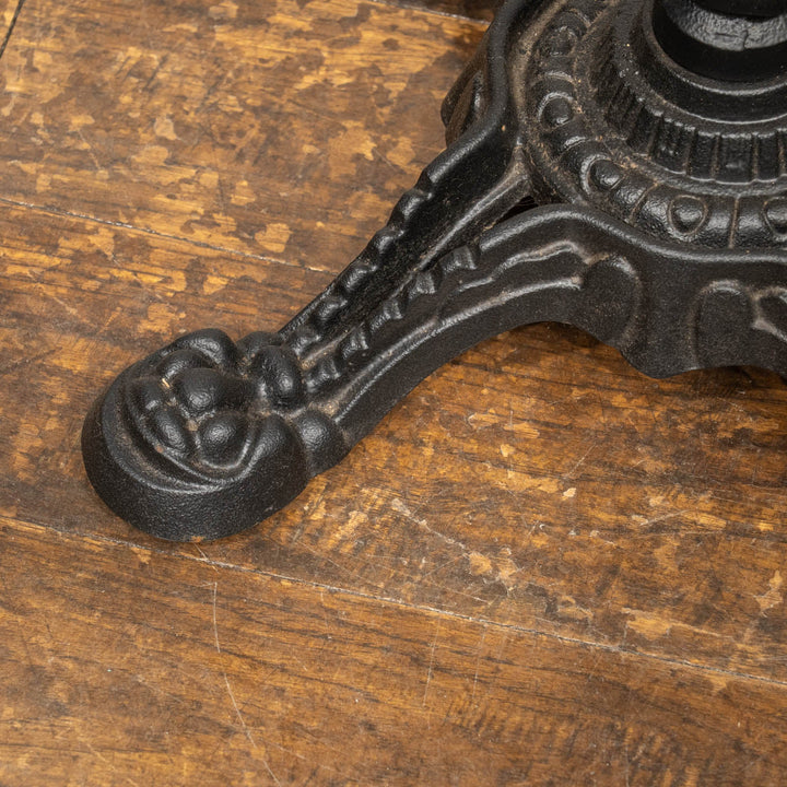 デコラティブなアイアンレッグが目を惹く オーク パブテーブル /19G