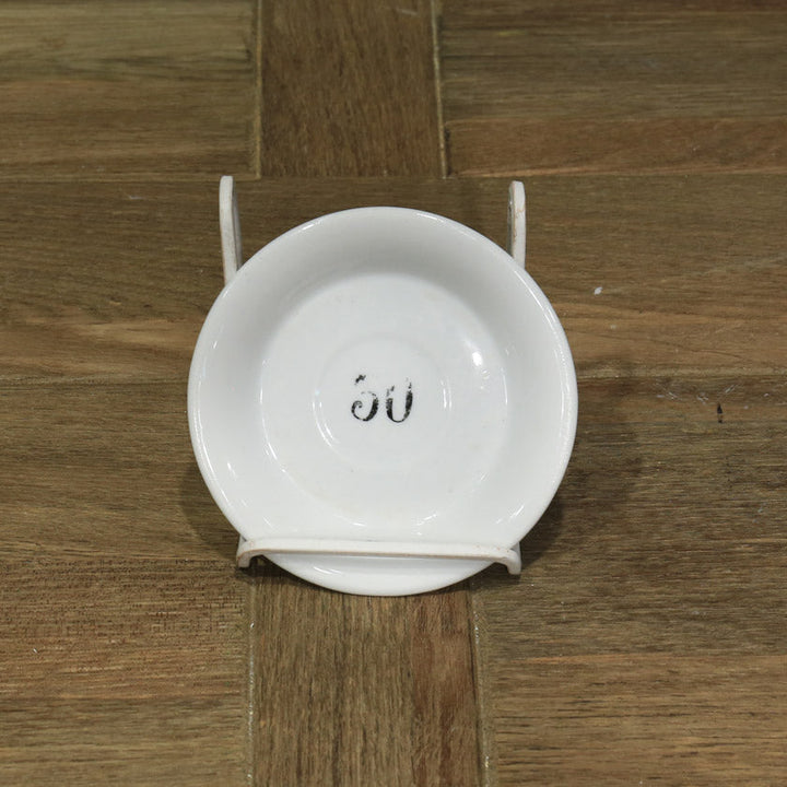 白地が爽やかな印象 スモールプレート 12cm /19G-2[m]