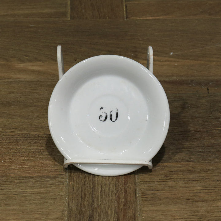 白地が爽やかな印象 スモールプレート 12cm /19G-2[m]