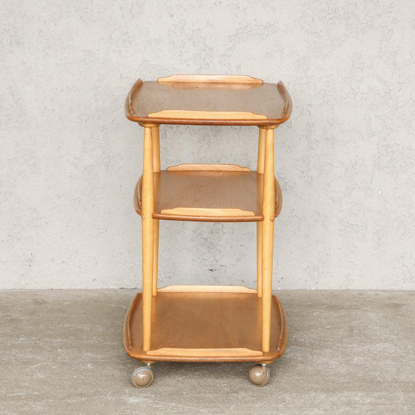 英国【ERCOL アーコール】伝統的な英国ティートロリースタイル トロリーワゴン Windsor ウインザー/20A [m]