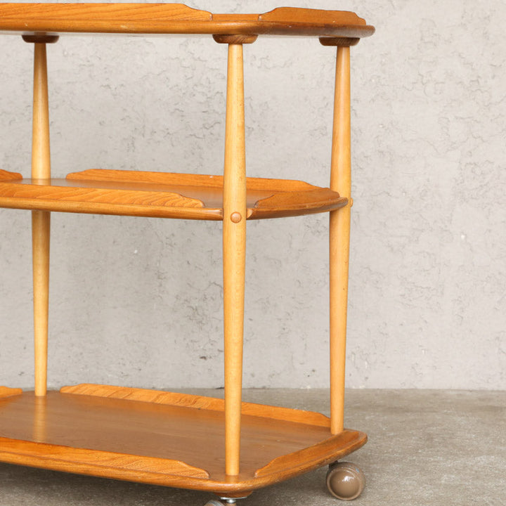 英国【ERCOL アーコール】伝統的な英国ティートロリースタイル トロリーワゴン Windsor ウインザー/20A [m]