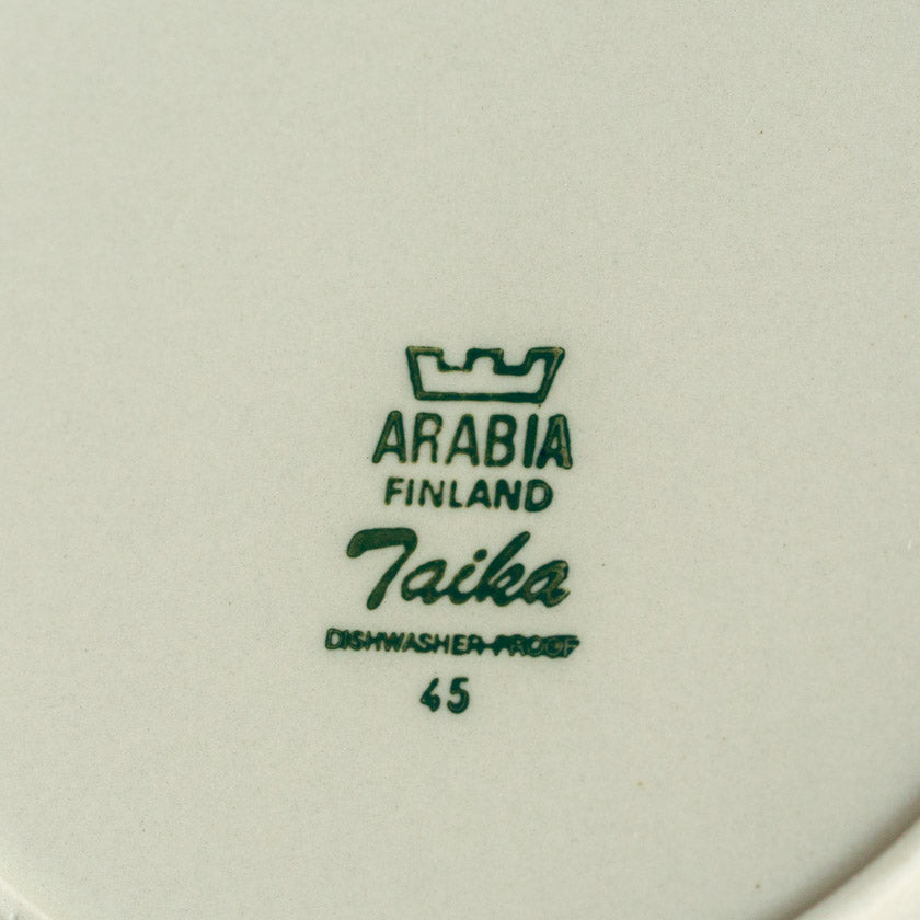 【ARABIA アラビア Taika タイカ】ブレッドプレート 20cm /20KB-1[m]