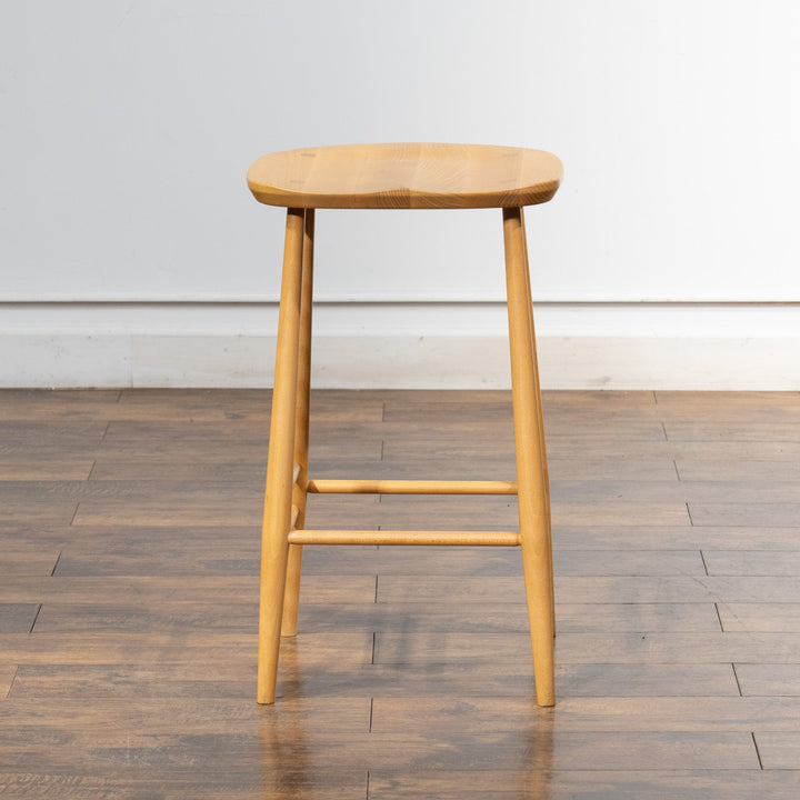 英国【ERCOL アーコール】ナチュラルでシンプルなデザインがお部屋に馴染む ハイスツール /20L-3[m]