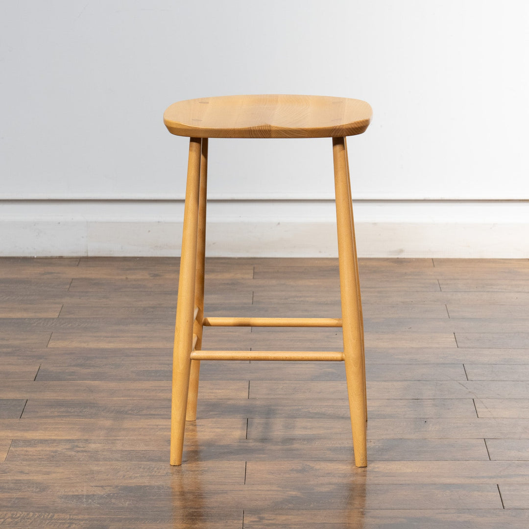 英国【ERCOL アーコール】ナチュラルでシンプルなデザインがお部屋に馴染む ハイスツール /20L-3[m]