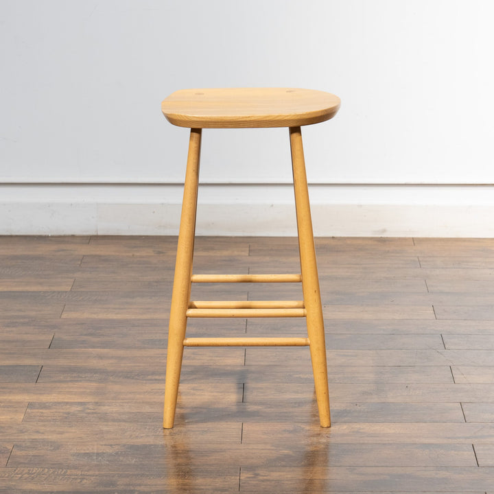 英国【ERCOL アーコール】ナチュラルでシンプルなデザインがお部屋に馴染む ハイスツール /20L-3[m]