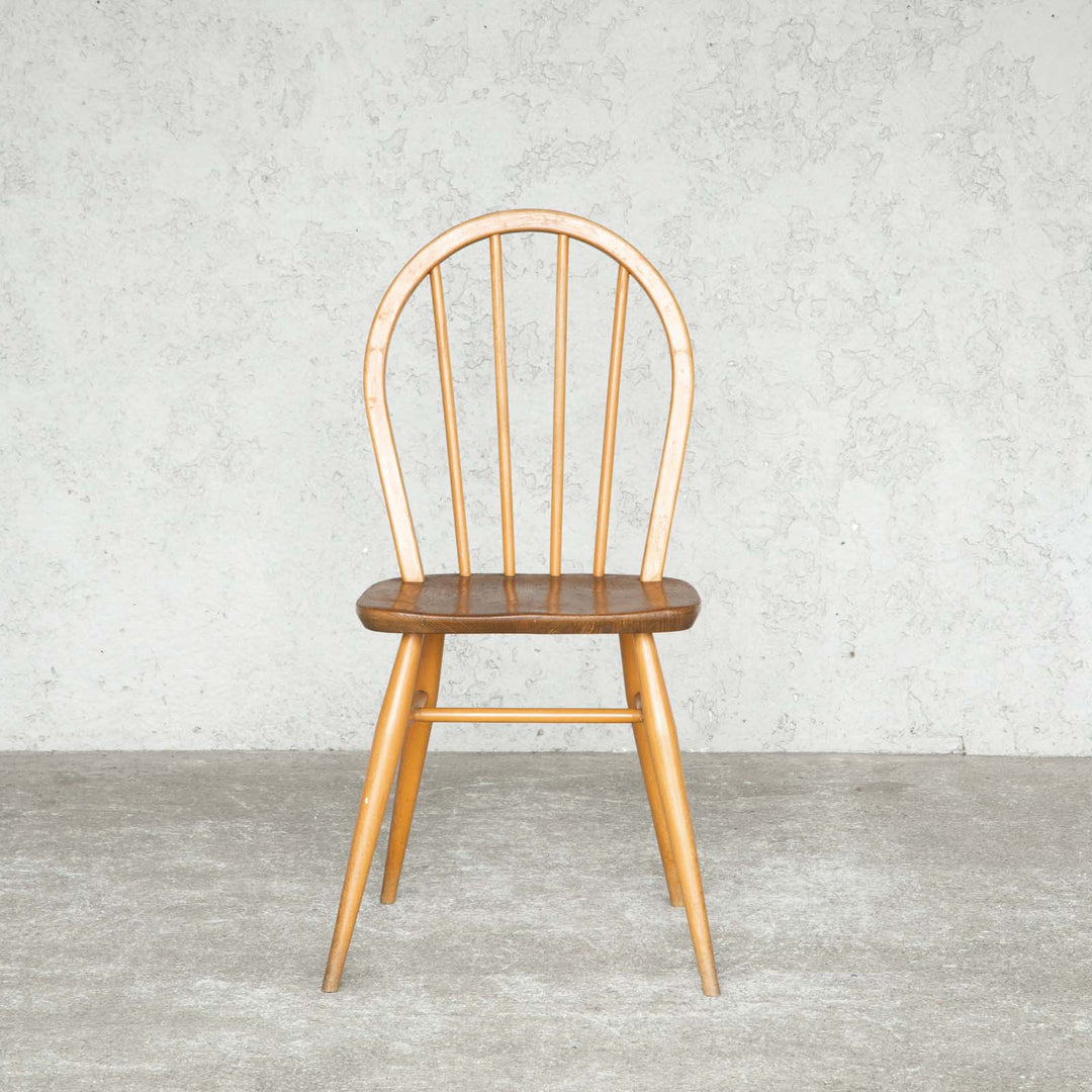 英国【ERCOL アーコール】エルム 4本スポーク フープバックチェア No.400 Windsor ウインザー /20L-4[m]