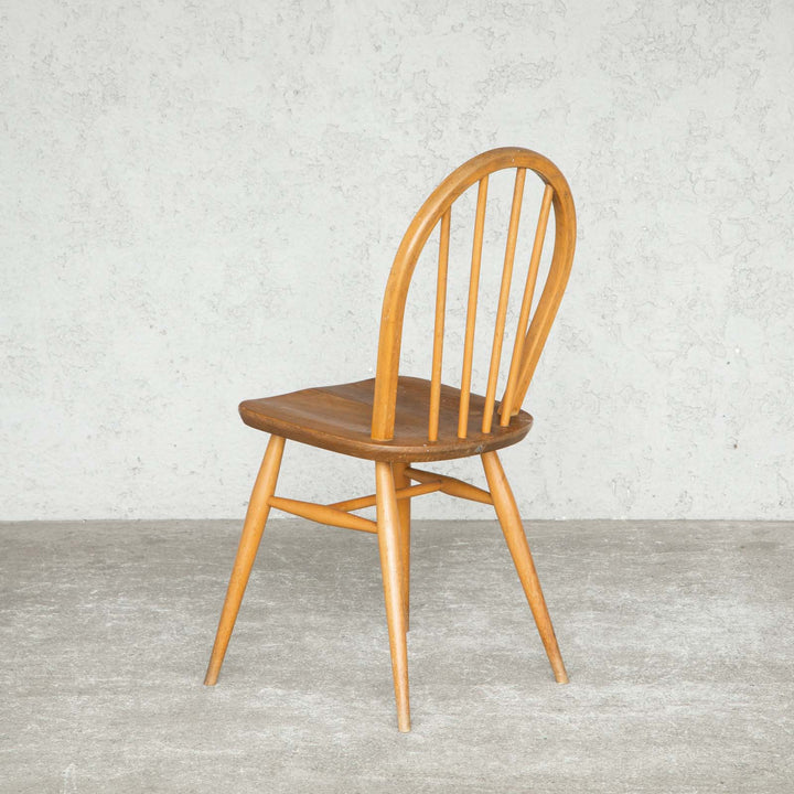 英国【ERCOL アーコール】エルム 4本スポーク フープバックチェア No.400 Windsor ウインザー /20L-4[m]