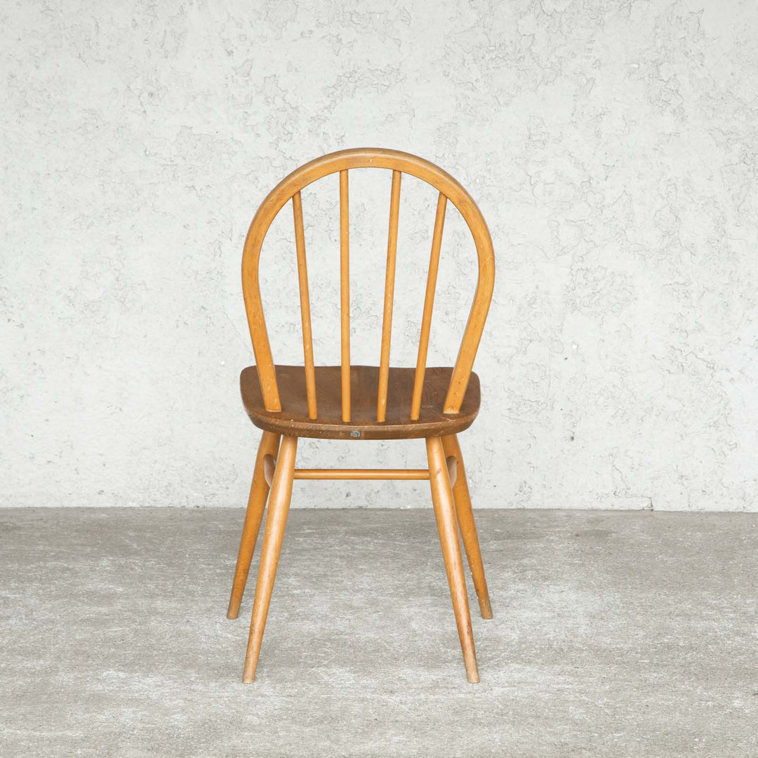 英国【ERCOL アーコール】エルム 4本スポーク フープバックチェア No.400 Windsor ウインザー /20L-4[m]