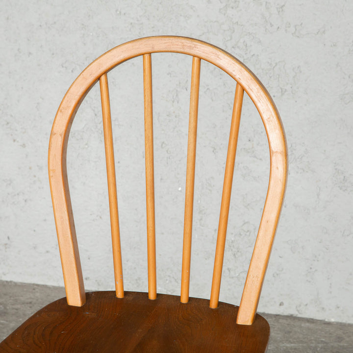 英国【ERCOL アーコール】エルム 4本スポーク フープバックチェア No.400 Windsor ウインザー /20L-4[m]