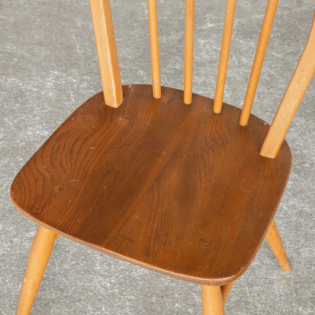 英国【ERCOL アーコール】エルム 4本スポーク フープバックチェア No.400 Windsor ウインザー /20L-4[m]