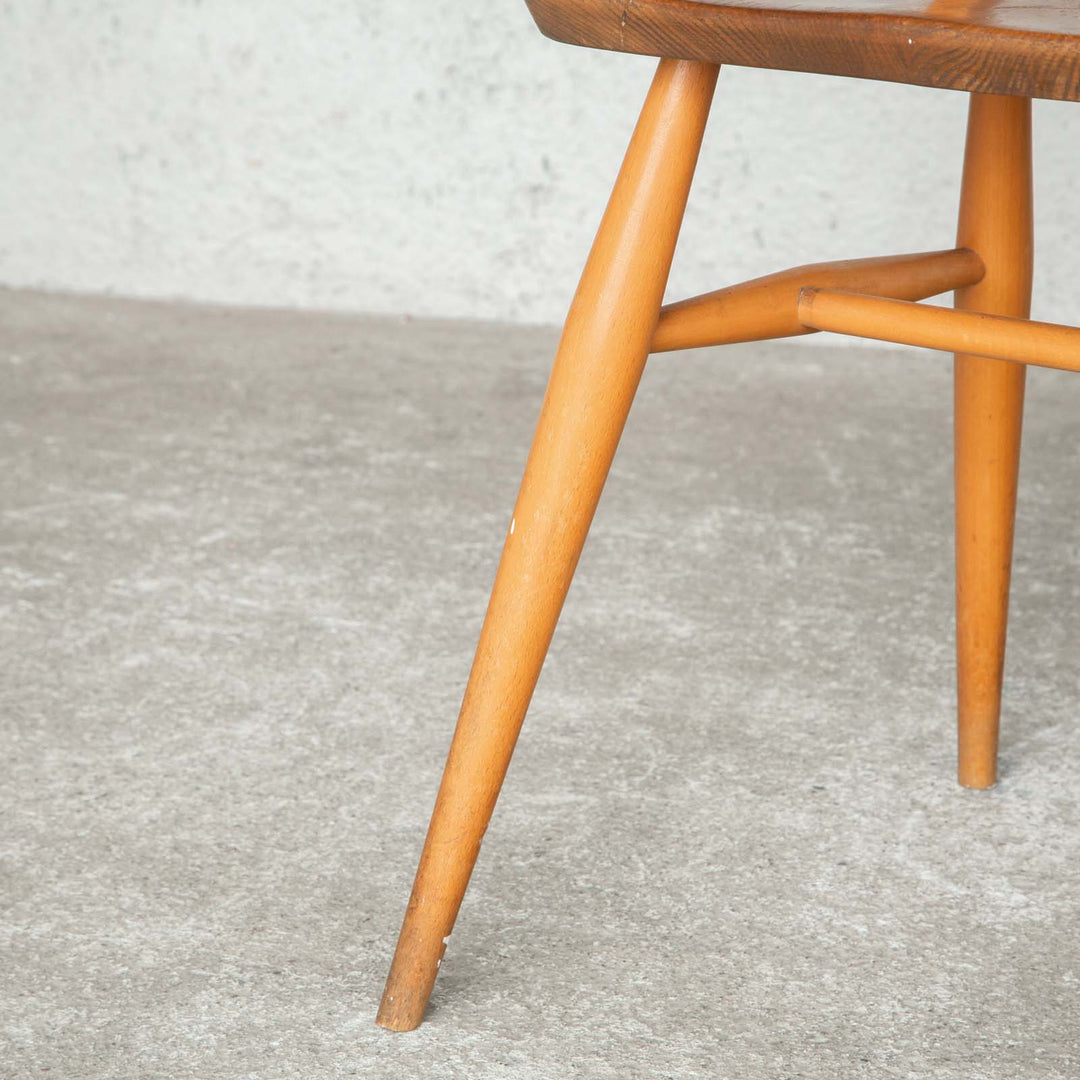 英国【ERCOL アーコール】エルム 4本スポーク フープバックチェア No.400 Windsor ウインザー /20L-4[m]