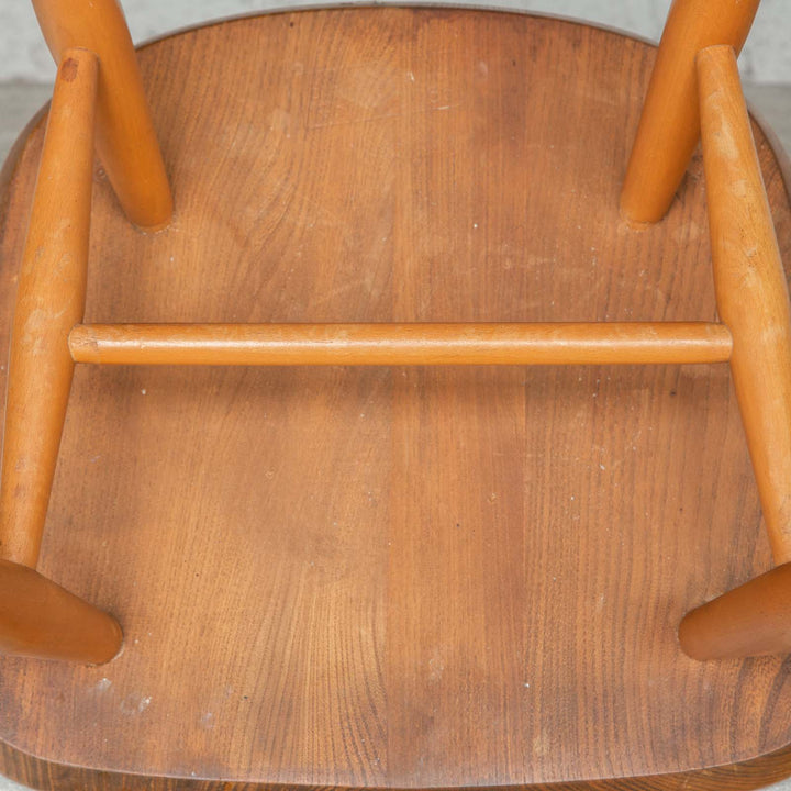 英国【ERCOL アーコール】エルム 4本スポーク フープバックチェア No.400 Windsor ウインザー /20L-4[m]