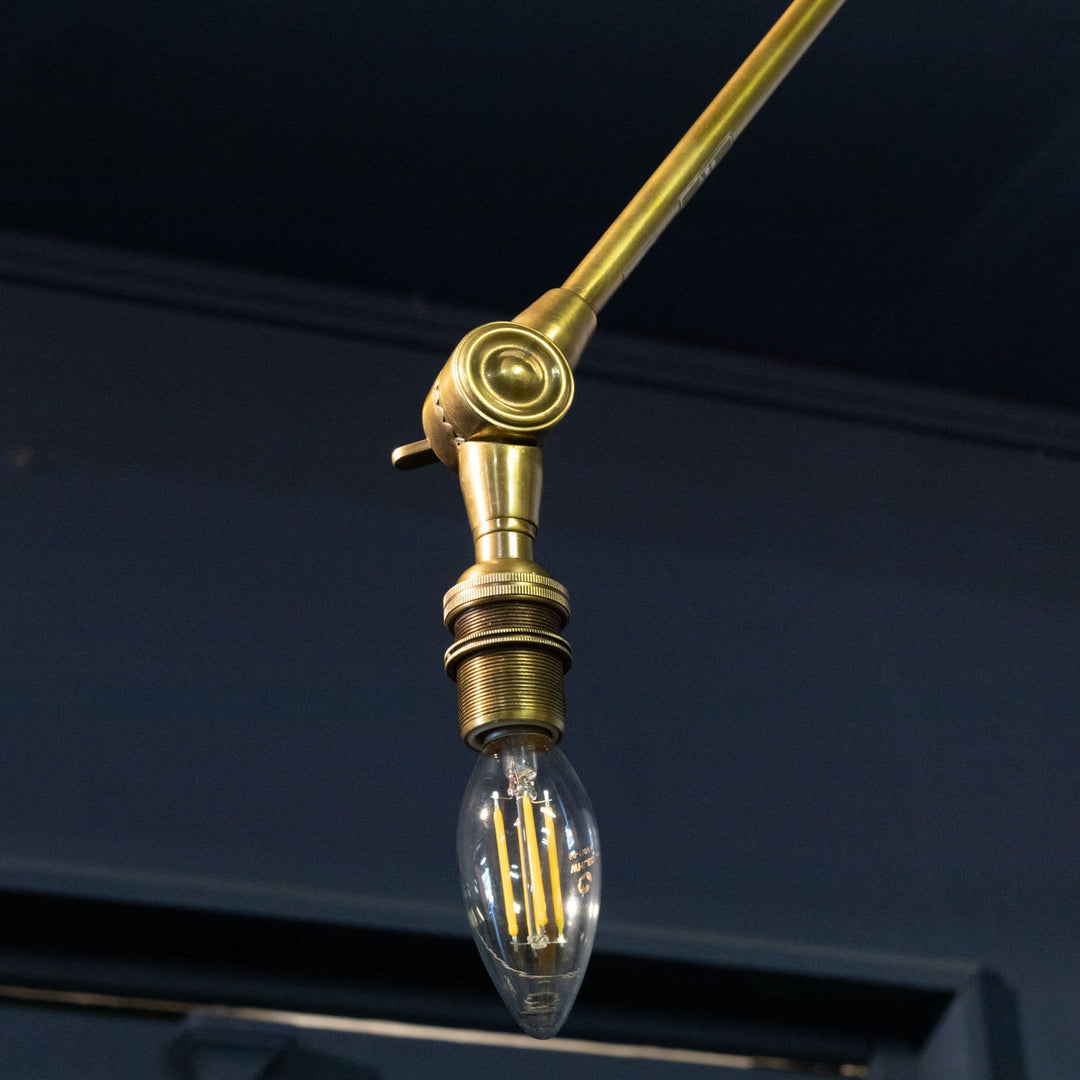 アメリカンヴィンテージを踏襲した 真鍮製 シーリングランプ 直付け・直配線仕様