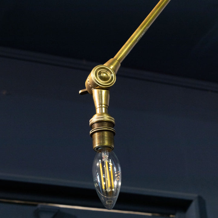 アメリカンヴィンテージを踏襲した 真鍮製 シーリングランプ 直付け・直配線仕様