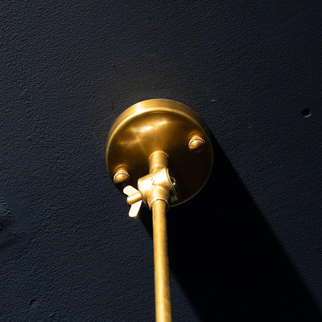 アメリカンヴィンテージを踏襲した 真鍮製 シーリングランプ 直付け・直配線仕様