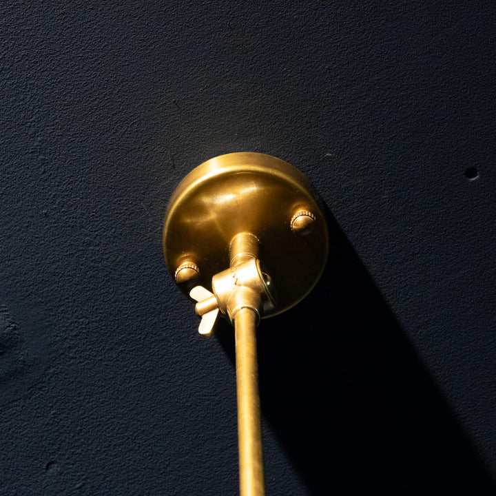 アメリカンヴィンテージを踏襲した 真鍮製 シーリングランプ 直付け・直配線仕様