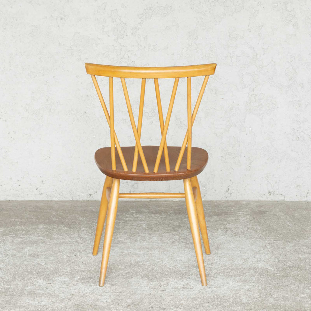 英国【ERCOL アーコール】交差したスポークが特徴的 ラティスチェア Windsor ウインザー /22E-5[m]