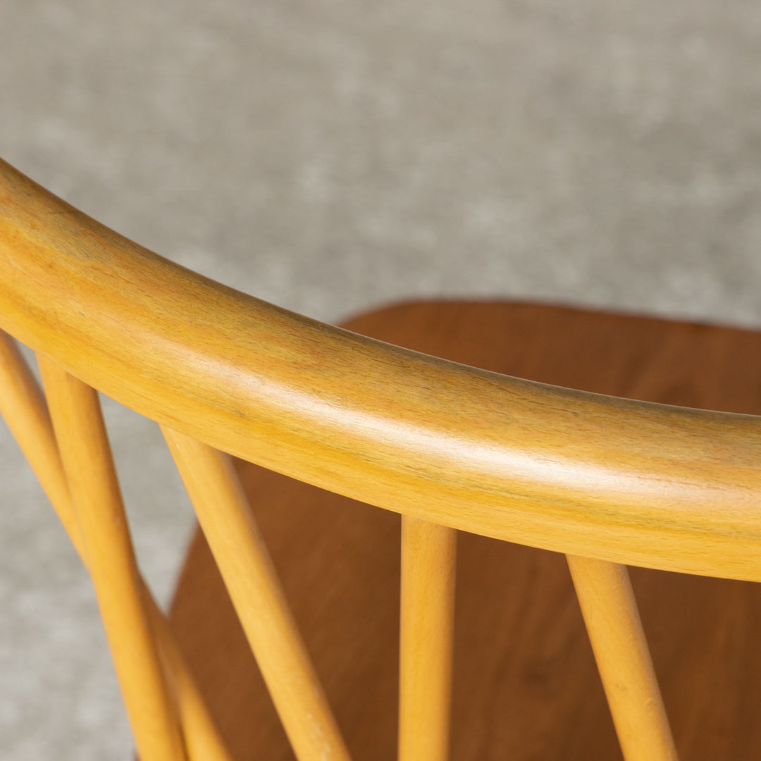 英国【ERCOL アーコール】交差したスポークが特徴的 ラティスチェア Windsor ウインザー /22E-5[m]