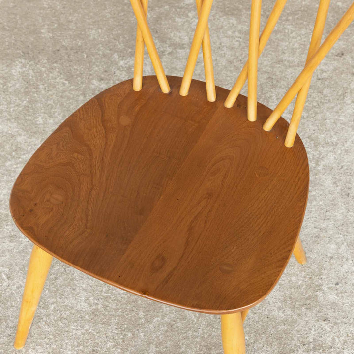 英国【ERCOL アーコール】交差したスポークが特徴的 ラティスチェア Windsor ウインザー /22E-5[m]