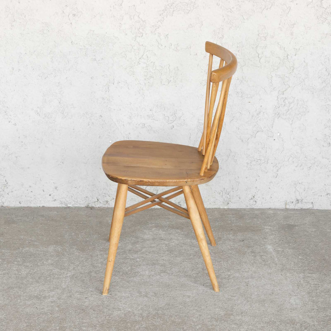 英国【ERCOL アーコール】交差したスポークが特徴的 ラティスチェア Windsor ウインザー /22E-7[m]
