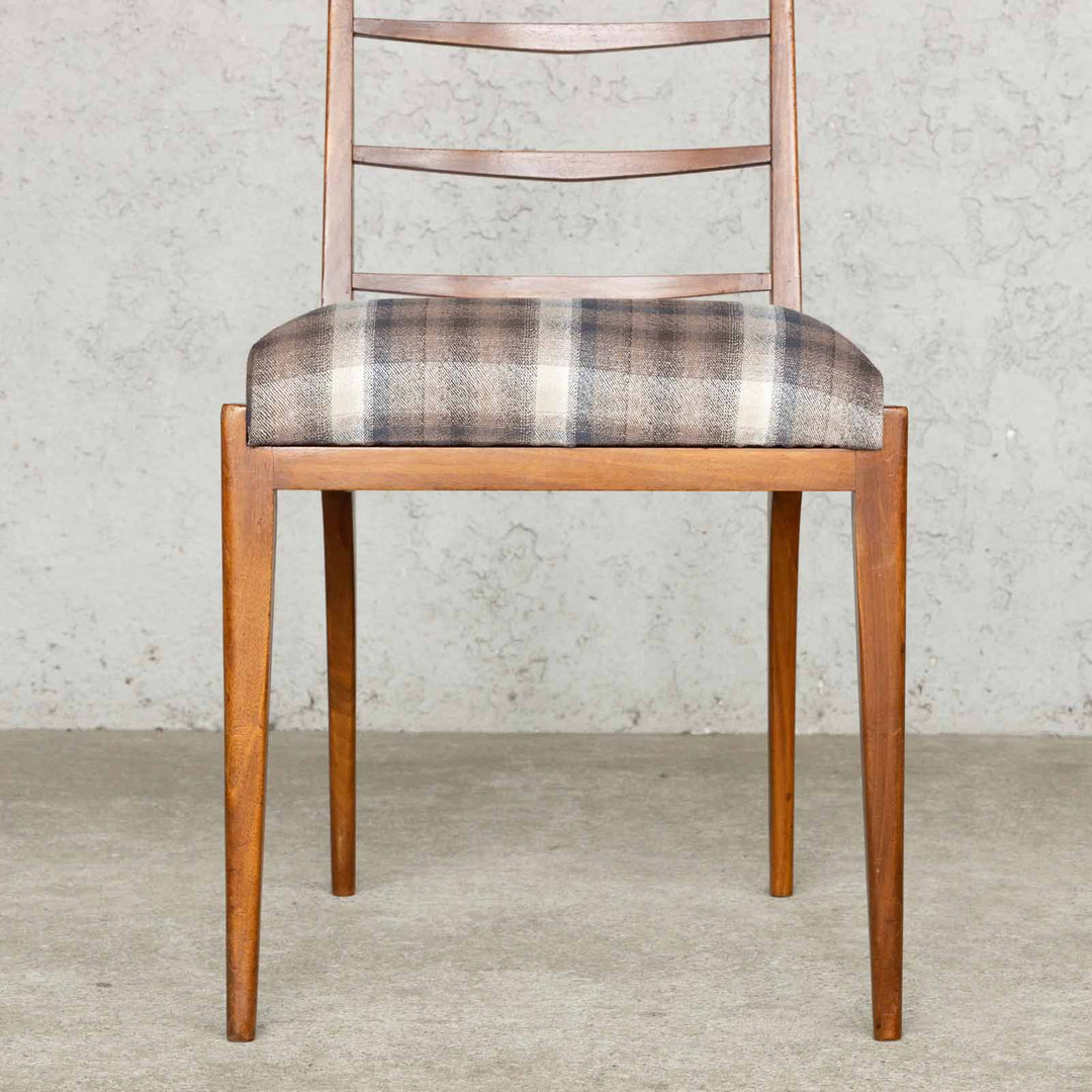 英国【A.H.MCINTOSH マッキントッシュ】直線のすっきりとしたデザイン ラダーバック ダイニングチェア /22I-2[m]