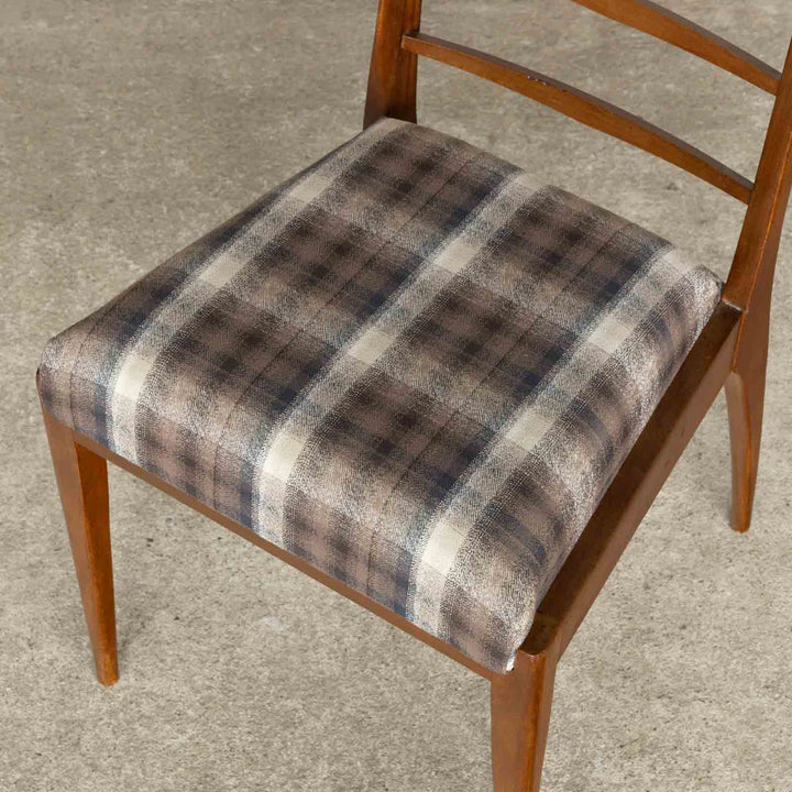 英国【A.H.MCINTOSH マッキントッシュ】直線のすっきりとしたデザイン ラダーバック ダイニングチェア /22I-3[m]