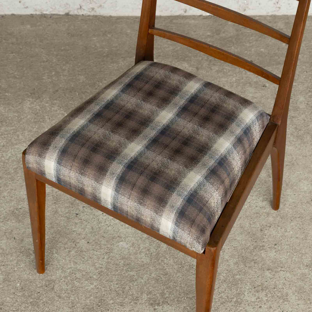 英国【A.H.MCINTOSH マッキントッシュ】直線のすっきりとしたデザイン ラダーバック ダイニングチェア /22I-4[m]